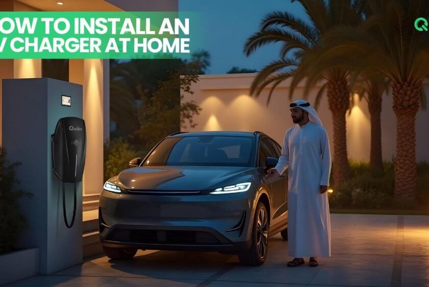 How to Install EV Charger at Home in the UAE